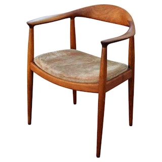 Hans J. Wegner Danish The Chair by Johannes Hansen