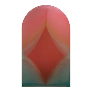 "8.15.22 – 8.26.22" Colorful Contemporary Sublime Arched Landscape Painting 2022