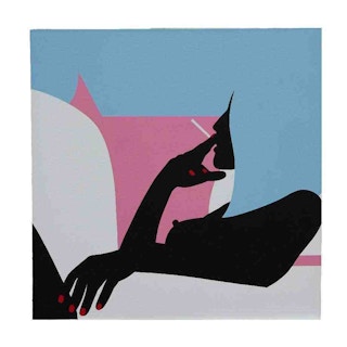 "Rising From the Ashes" Pop Art Nude Figurative Painting 2019