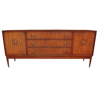 Elegant English Sideboard with Brass Hardware