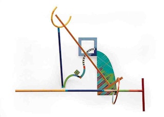 "Jazz on a T-" Abstract Kinetic Sculpture 20th Century