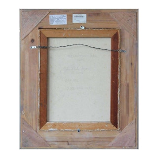 "Nelson Pond Trail" Snowy Winter Forest Landscape Naturalistic Painting 2006