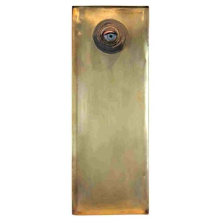 Abstract Surrealist Eyeball Metal Mixed Media Contemporary Wall Sculpture 2021