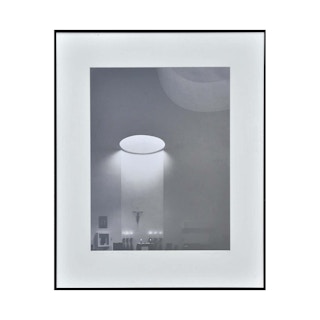 "Chapel of St. Basil" Black and White Photograph of Church Window and Crucifix 1998