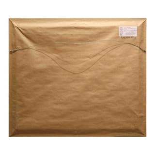 Southwest Impressionist Rocky Desert Landscape Painting with Purple Flowers 1970s