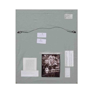 “Treyolia” Black and White Conceptual Contemporary Photograph Late 20th Century