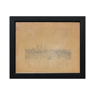 "Interior of the Fives Court with Randall and Turner Sparring" Boxing Etching 1825