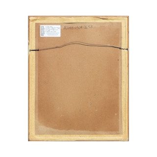 "Charlie's Widow - Black Mountain, Ariz." Realistic Portrait Pencil Drawing 1970