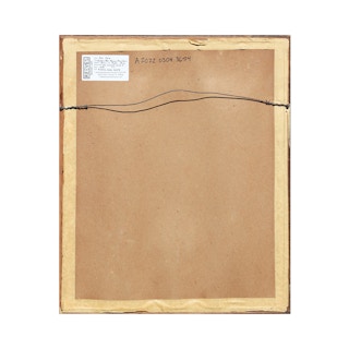 "Hosteen Nex - Navajo Mountain, Ariz." Realistic Profile Portrait Pencil Drawing 1970