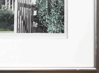 "Hawkins Ranch" Green-Toned Modern Contemporary Colored Landscape Photograph 2/2 1997