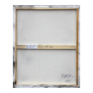 Contemporary Pink, Yellow, Orange, and Black Geometric Abstract Painting 2022