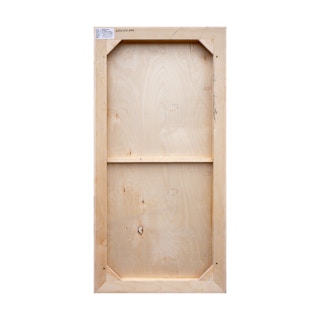 "Love Note" Contemporary Yellow Linear Abstract Geometric Groove Painting 2023