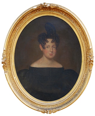 American Portrait Painting of a Lady of the Verplanck Family 1820s