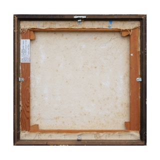 Pastel Green, Pink, and Blue Abstract Contemporary Biomorphic Grid Painting 1970