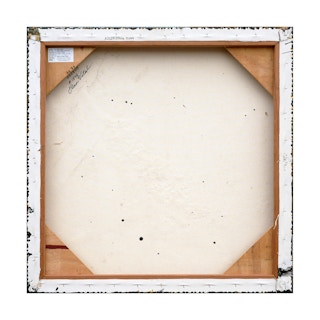 Gold and Purple-Toned Translucent Three Dimensional Mixed Media Painting 21st Century