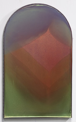 "7.5.22 – 7.23.22" Colorful Contemporary Sublime Arched Landscape Painting 2022