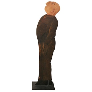 Alfred Hitchcock or Scrooge Life Size Portrait on Wheels, 20th Century