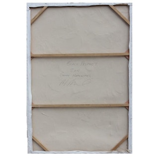 "Black Prophet" Large Impasto Expressionist Painting 2014