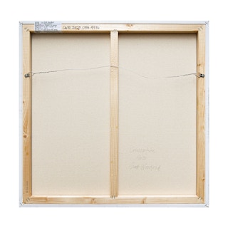 "Conception" Gray and Yellow Abstract Figurative Surrealist Lady Portrait 2022