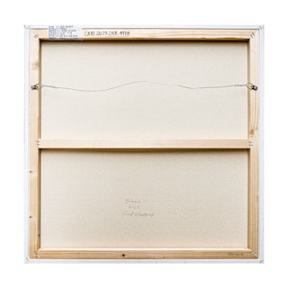 "Silence" Sepia-Toned Abstract Figurative Surrealist Man with Dog Portrait 2022