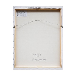 "Marked" Brown-Toned Monochromatic Contemporary Surrealist Painting 2022