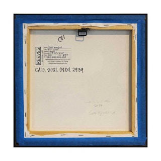 “Mssr. Violette” Pink, Purple, and Grey Abstract Aristocratic Figure Painting 2021