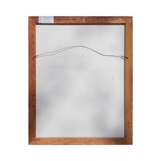 "Laurel and Blue - PA" Pink, Blue, and Brown Pastel Snowy / Winter Landscape 21st Century