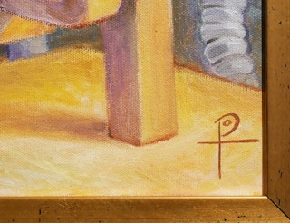 "Infernal Machine" Contemporary Surrealist Biomechanical Painting 2013