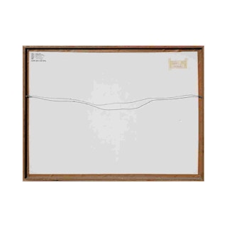 “Acadian Gateway I” Red Toned Abstract Surrealist Architectural Archway Drawing