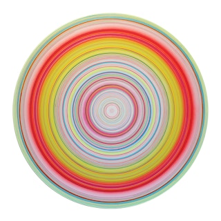 "Cherry Bomb" Neon Orange, Yellow, and Neon Green Painting