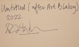 "Untitled (After Art Blakey)" Colorful Abstract Mixed Media Painting 2022