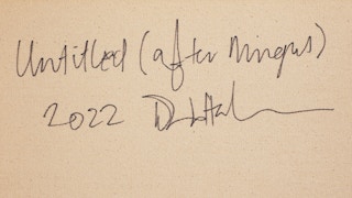 "Untitled (After Mingus)" Colorful Abstract Mixed Media Painting 2022