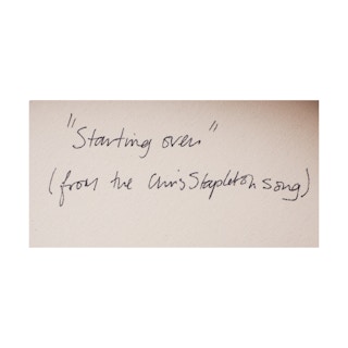 "Starting Over" Contemporary Pastel-Toned Concentric Circle Abstract Painting 2022