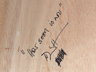 "How Soon Is Now" Contemporary Abstract Yellow Concentric Circle Painting 2024