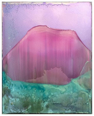 "9.7.21 – 10.28.21" Colorful Contemporary Reimagined Sublime Landscape Painting 2021