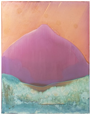 "9.4.21 – 10.15.21" Colorful Contemporary Reimagined Sublime Landscape Painting 2021