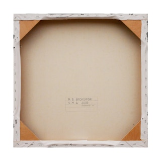 "VM 4" Contemporary Visual Music Compositions in Black Multi-Colored Line System Digital Abstract Painting 2006