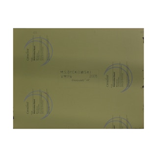 "VMP 4" Contemporary Visual Music Compositions in Black Multi-Colored Line System Digital Abstract Painting 2005