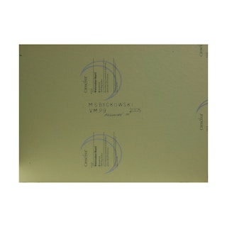 "VMP 9" Contemporary Visual Music Compositions in Black Multi-Colored Line System Digital Abstract Painting 2005