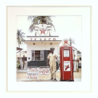 “Texaco Station, Togo” Modern African Documentary Color Photograph Edition 1/10 1958 (printed 2018)