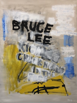 "Bruce Lee" Contemporary Abstract Pop Art Martial Arts / Karate Movie Painting 2022
