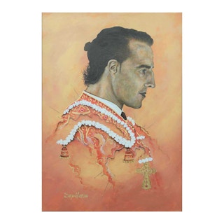 "Fandino" Colorful Modern Spanish Matador Iván Fandiño Portrait 2000s