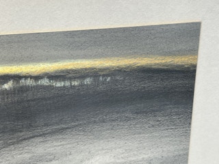 "March to Bosque Redondo" Abstract Modern Figure Drawing of the Navajo People 1968