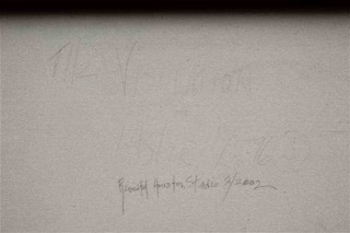 “Unexpected Pleasures” Red and Yellow Abstract Expressionist Painting 1996