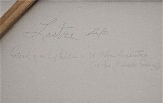 “Portrait of an Exhibition IV - The Haunting" Abstract Expressionist Painting 2011