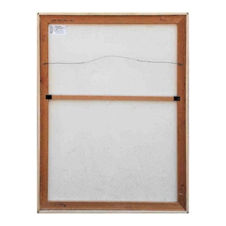 "The Blackhand" Colorful Abstract Modern Pop Art Portrait Painting of a Man 1980s