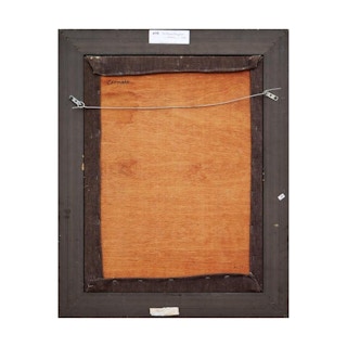 "Cubist Bouquet, Strange Vase" Warm-Toned Abstract Cubist Floral Still Life 2008