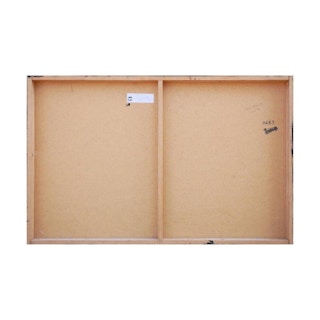 "Don't Mess With Tess #2" Red and Green Abstract Portrait Painting 2012