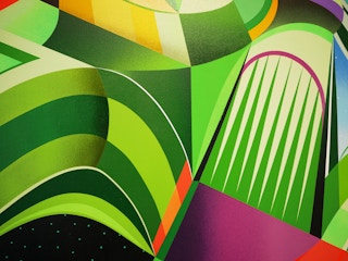 "Greenhouse II (Right)" Contemporary Tropical Jungle Foliage Abstract Painting 2017