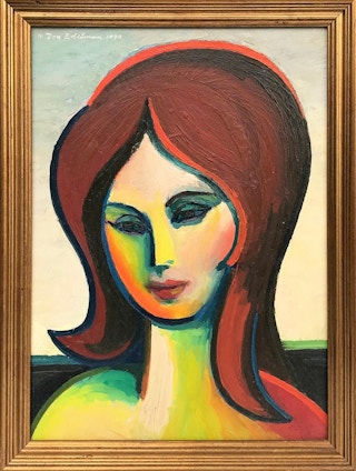 Don Edelman - Untitled Portrait of a Woman 1980